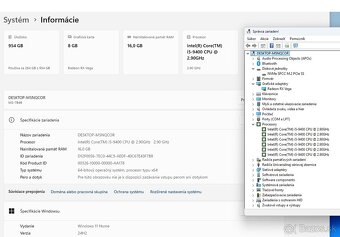 Herný PC,i5-9400,RX VEGA 56 8GB,16GB RAM,M.2 - 7