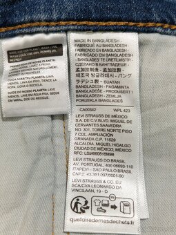 Pánské džíny Levi's 505 W34/L34=44/116cm p181 - 7