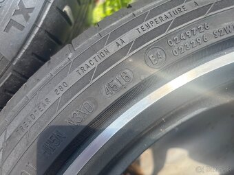 alu disky mercedes 7,5x18 +225/40 R 18 continental - 7
