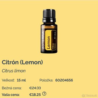 Neotvorené esenciálne oleje dōTERRA - 7