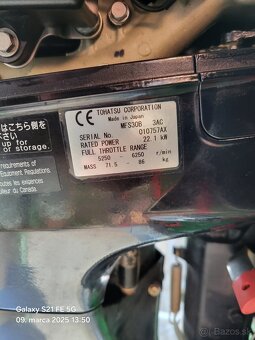 Lodný motor Tohatsu MFS30B rv.2010 - 7