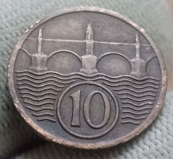 Československé medené 10haliere. - 7
