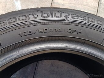 185/60 r14 letné pneumatiky 2ks Dunlop 2ks Semperit - 7