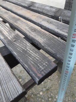 Predám peknú  staršiu lavičku - 7