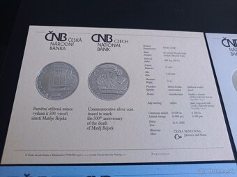 Strieborné mince 200 korún PROOF - 7