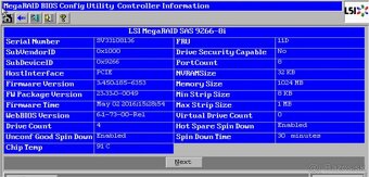 RAID Broadcom LSI MegaRAID SAS /SATA 9266-8i - 7