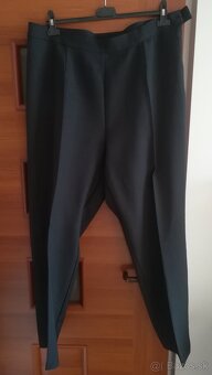 Čierny dámsky nohavicový kostým + nohavice - 7