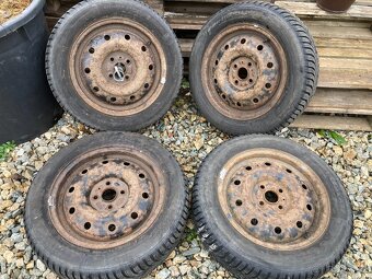 Zimná sada pneu na diskoch + 5ks puklíc 175/65 R15 - 7