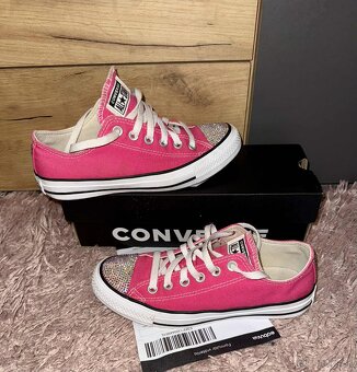 converse barbie swarovski original stylove luxusne tenisky - 7
