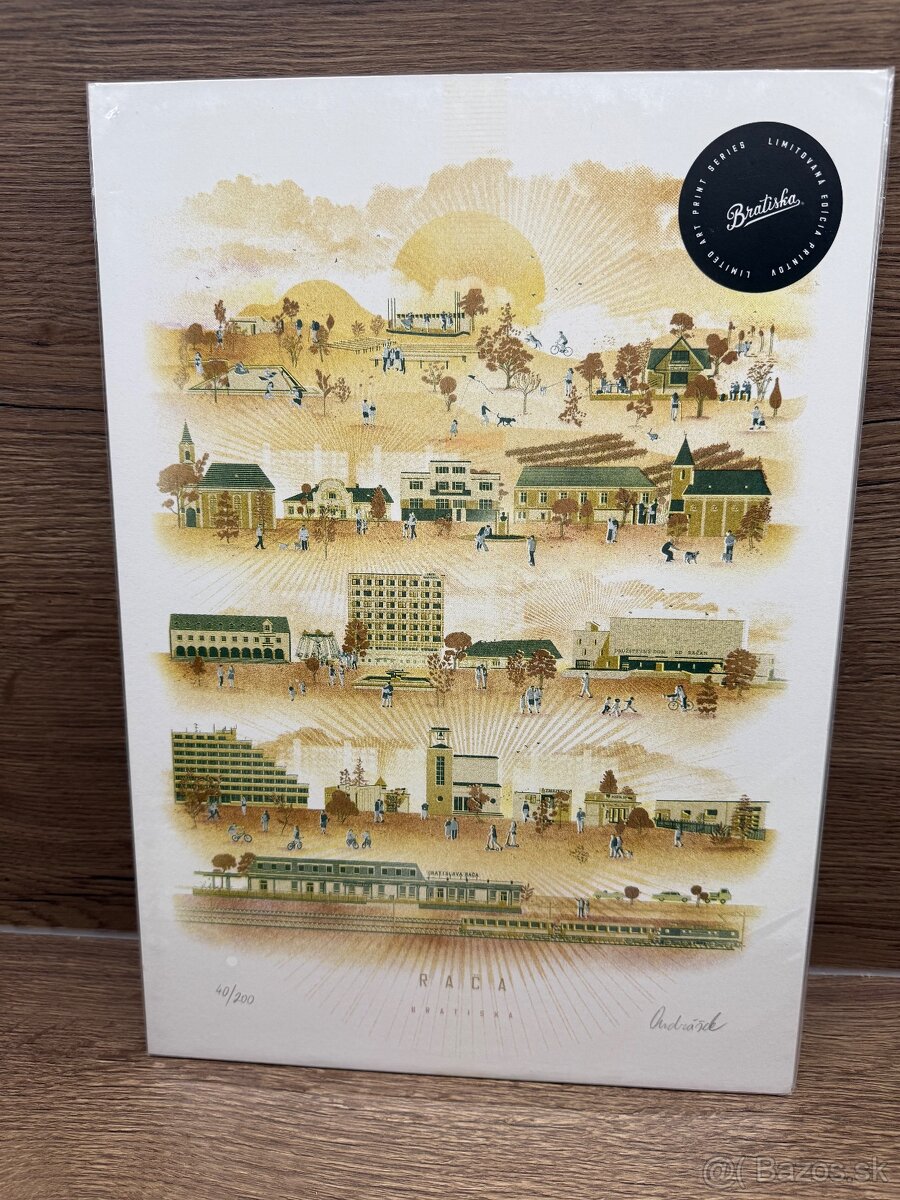 Predam Bratisla print/ grafika - 8