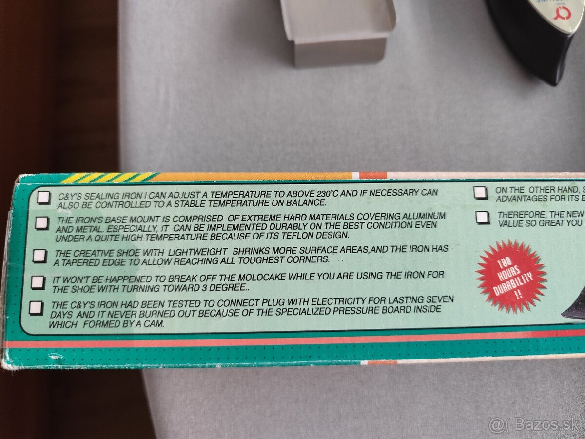 Žehlička na fólie - 8