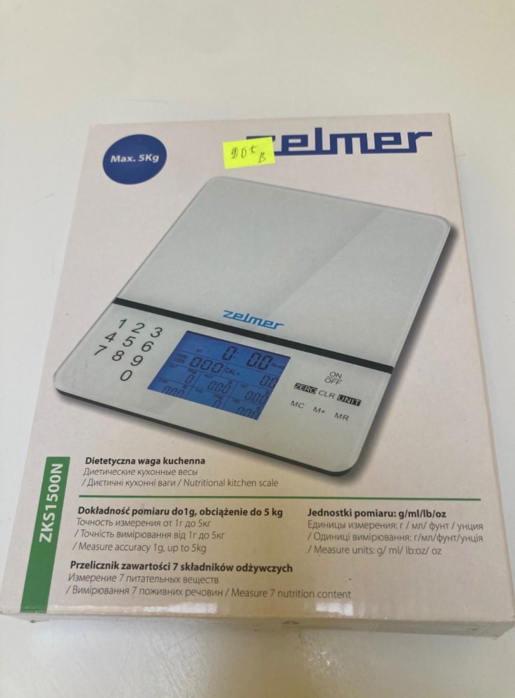 Nutričná váha ZELMER - N.O.V.Á. - 8