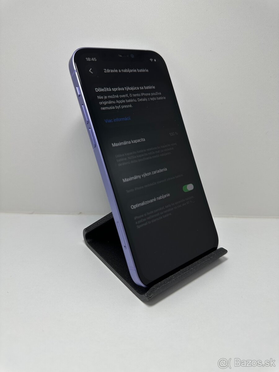 iPhone 12 128GB PURPLE - 100% BATÉRIA - 8