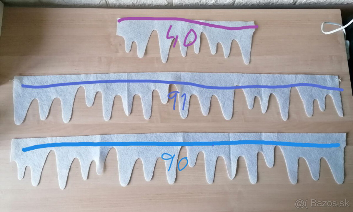 Vianočné dekorácie, svietnik, snehuliak, cencúle, veniec - 8