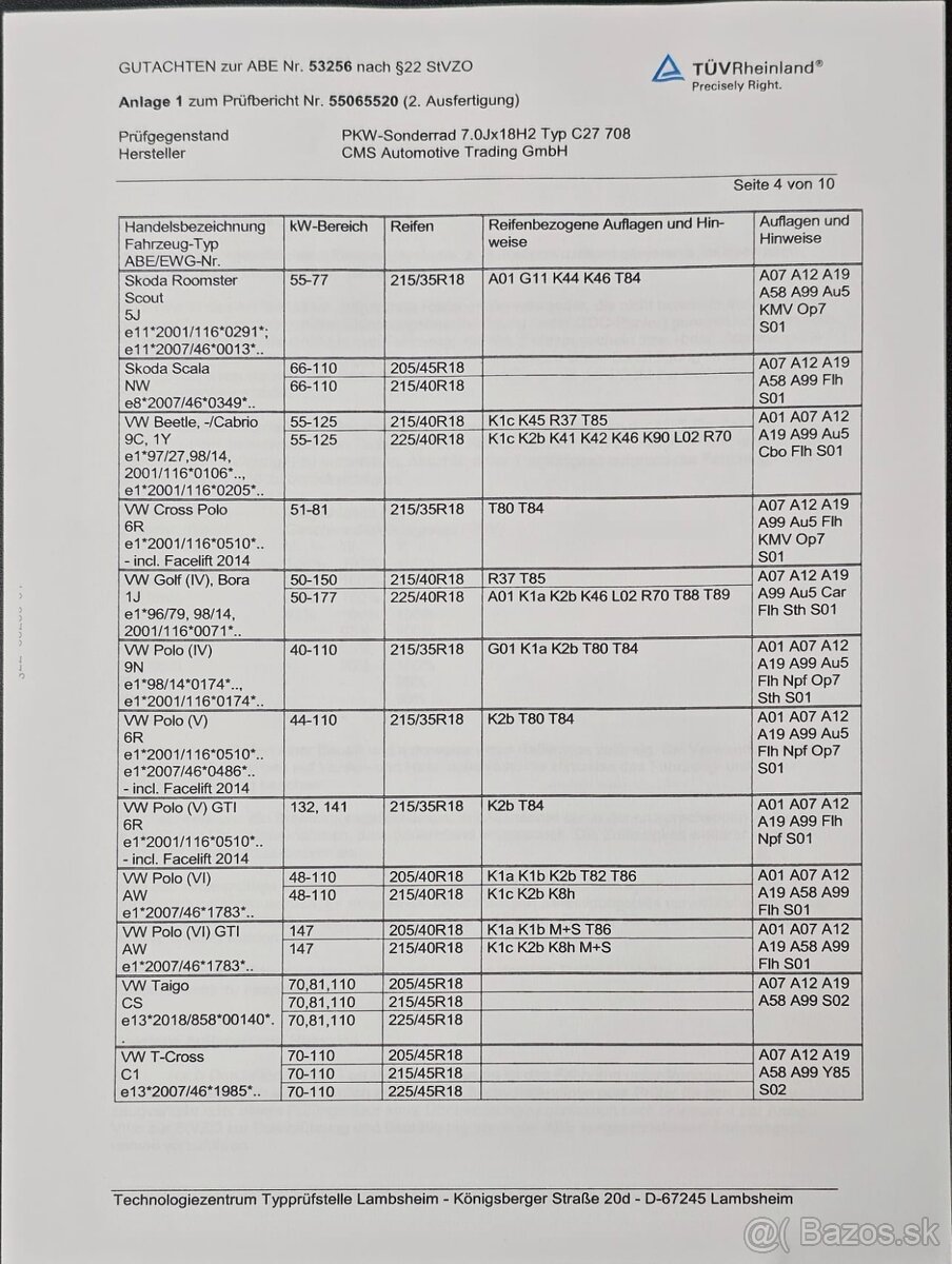 18"ELEKTRONY, ROZTEC 5x100,PNEU 215/45R18 - 8