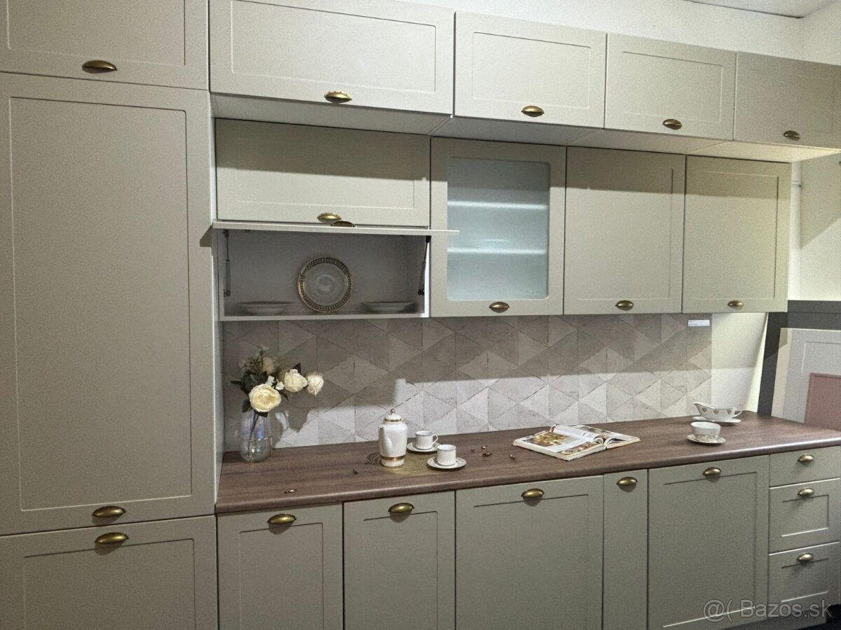 Moderná nepoužitá kuchyňa NATALI krémová - 8
