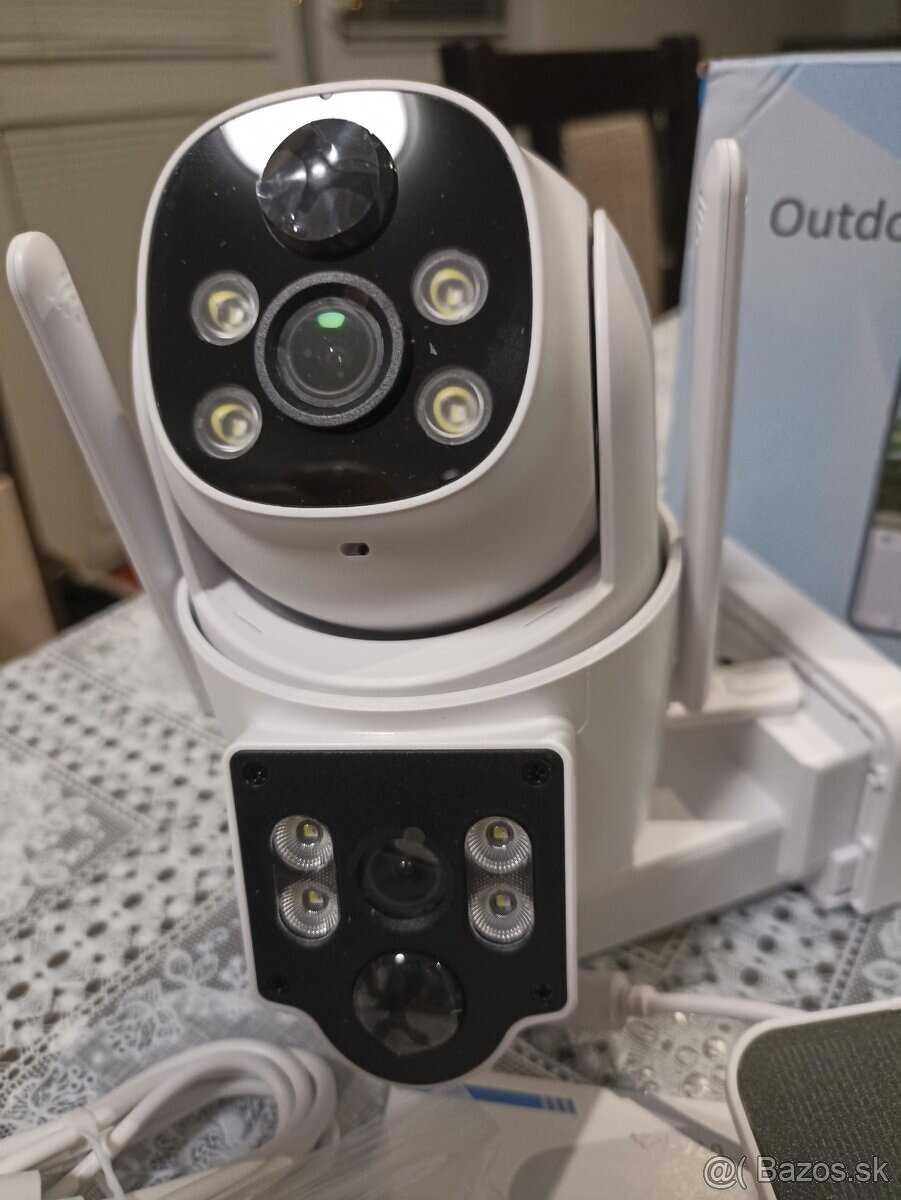 Solárna bezpečnostná wifi kamera, nová - 8