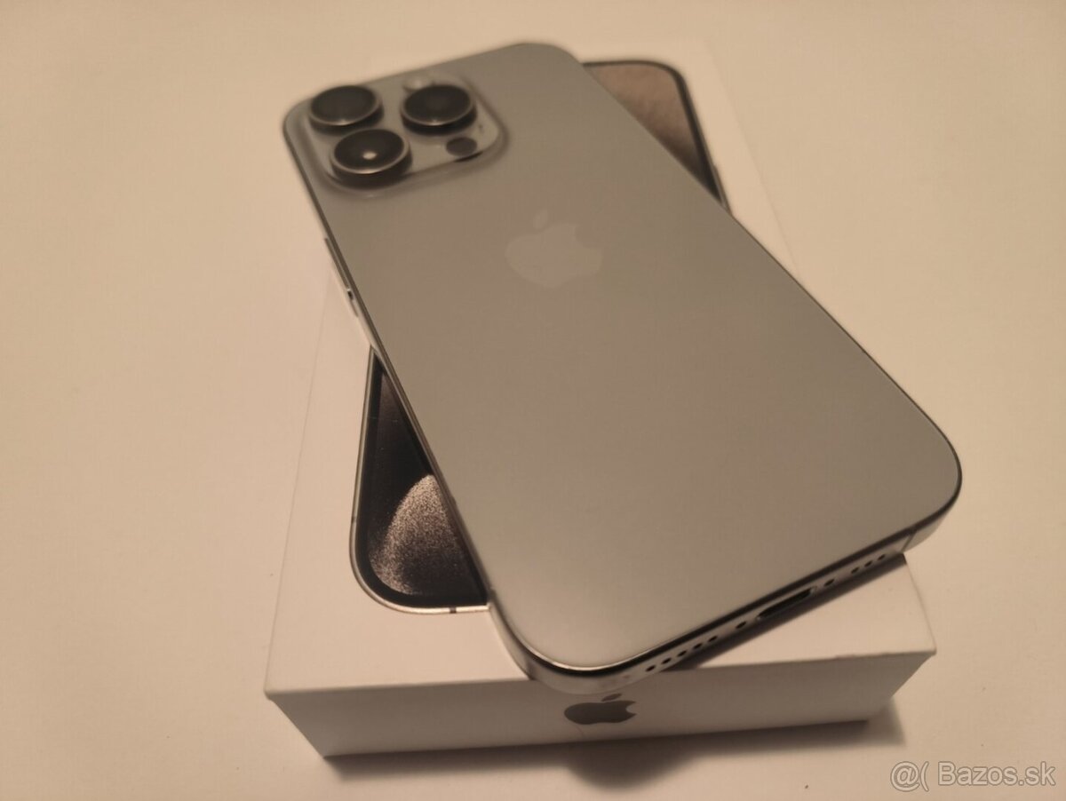 apple iphone 15 PRO 256gb Natural Titanium 86% Batéria - 8