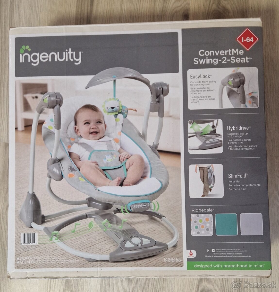 INGENUITY ConvertMe Swing-2-Seat hojdačka - 8