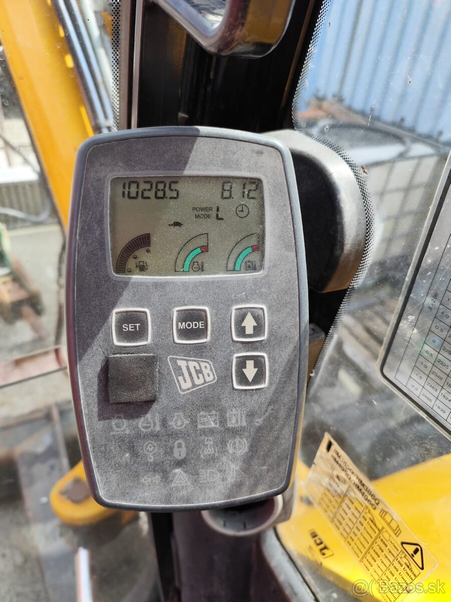 Bager JCB 8085. Klima, 2x lyžica, kosačka. - 8