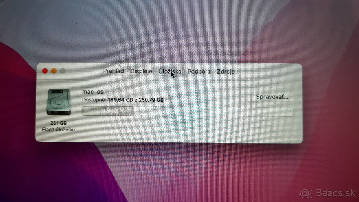 Predám MacBook Pro (13-inch, rok 2015) 8GB SSD256GB - 8