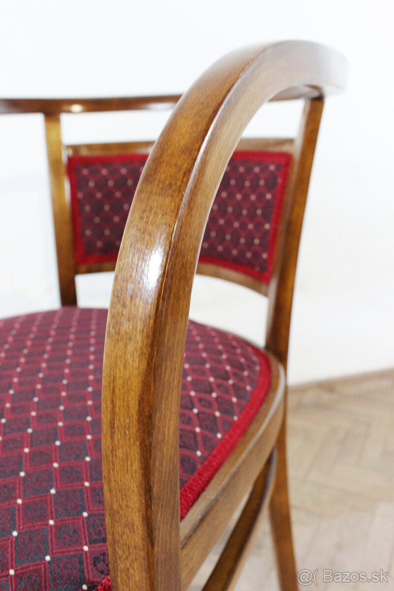 secesné kreslá,Otto Wagner + stolík,Josef Hoffmann - 8