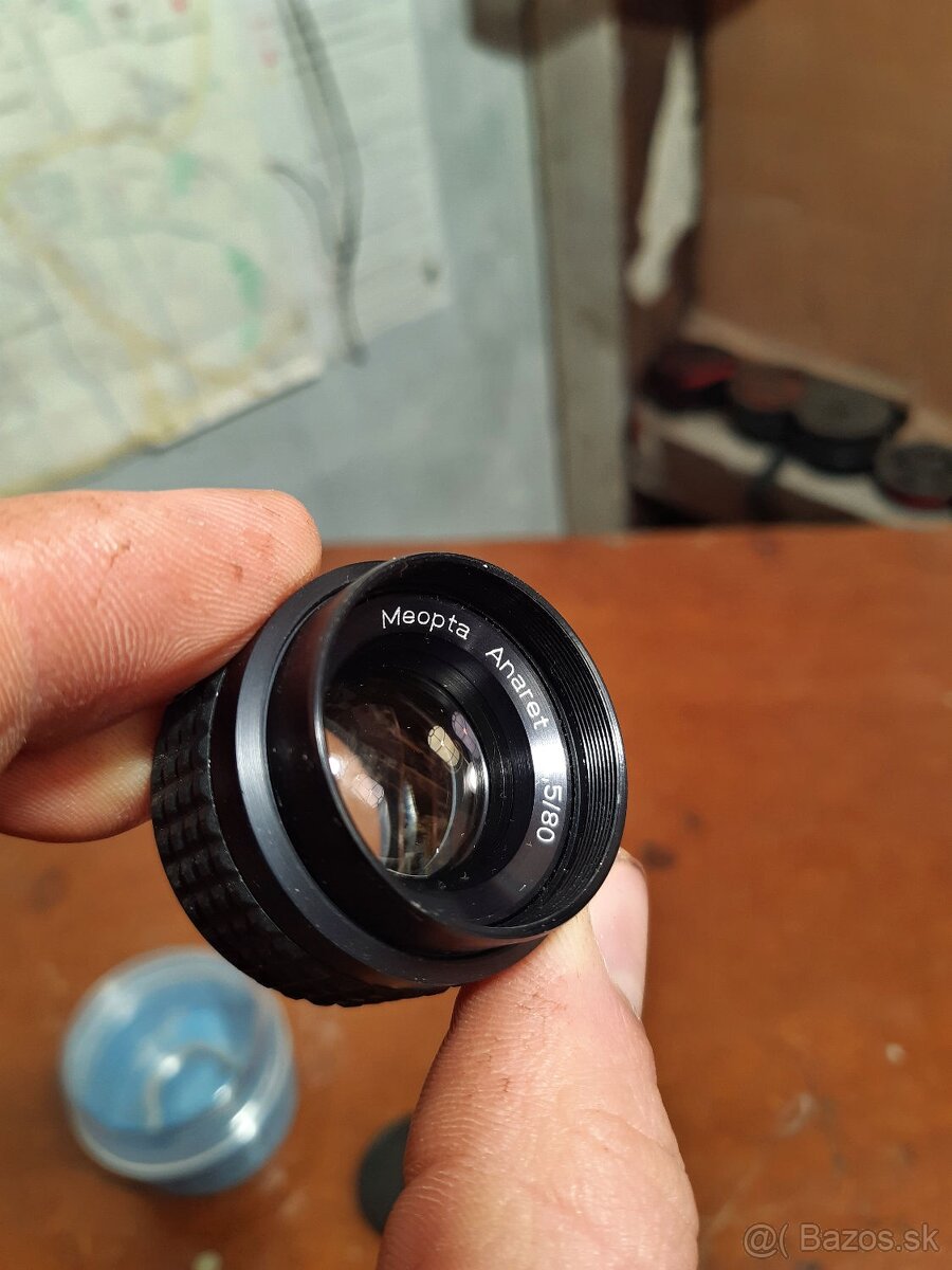 Zvětšovací objektiv Meopta Anaret 4.5/80 pro 6x6 - 8
