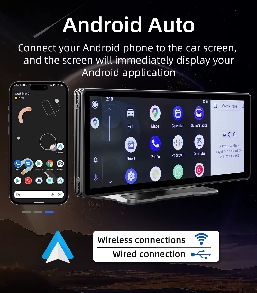 Android / Carplay autoradio 10" - 8