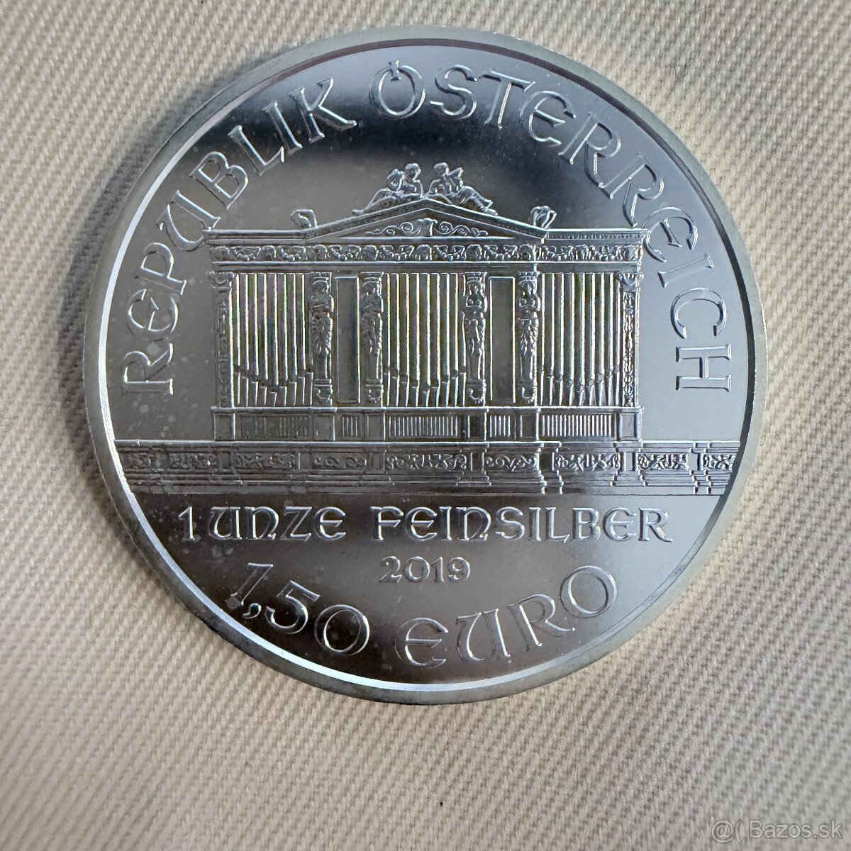 Strieborne mince philharmoniker - 8