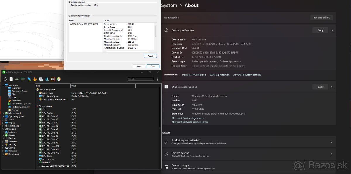 Xeon E5-2650 v4 | 16GB RAM | GTX 1660 SUPER | 1TB NVMe - 8