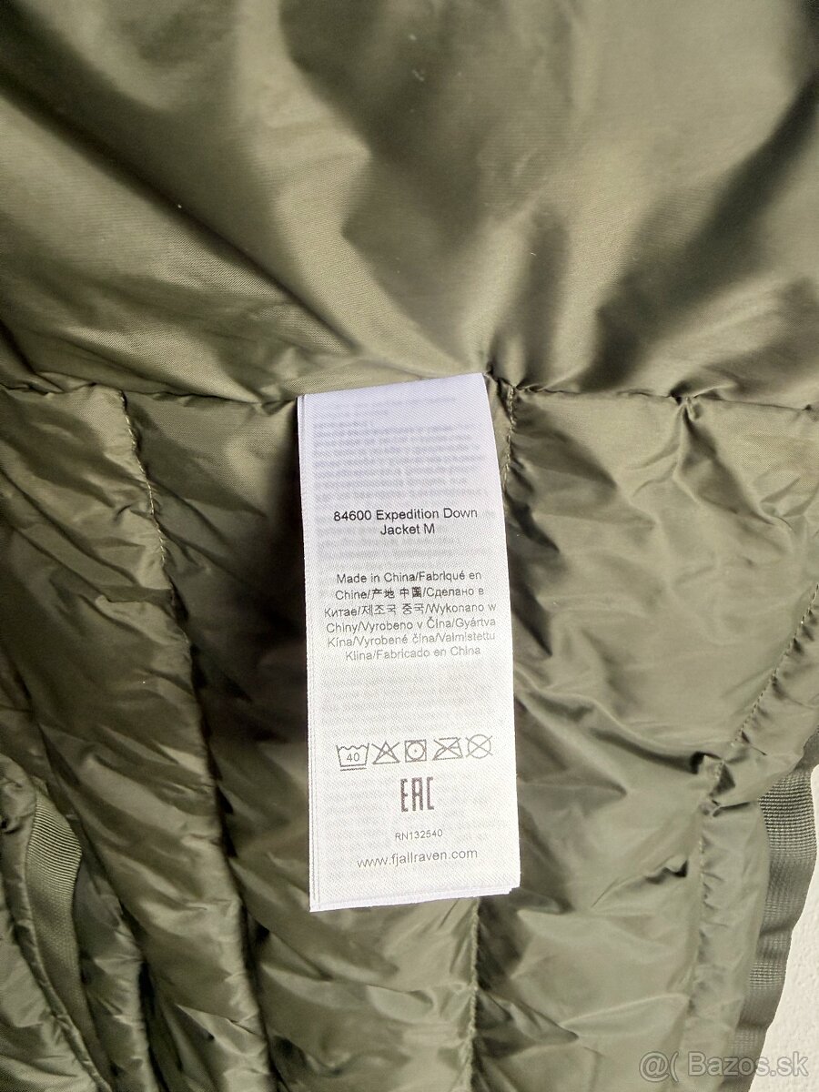 Nová paperová bunda Fjallraven Expedition Down Jacket M - 8