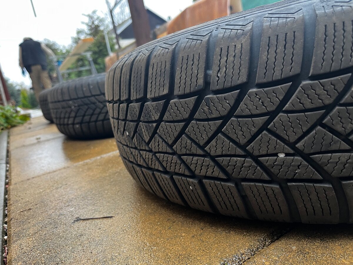 Plechové disky R15 5x112 + Zimné pneu 195/65 - 8