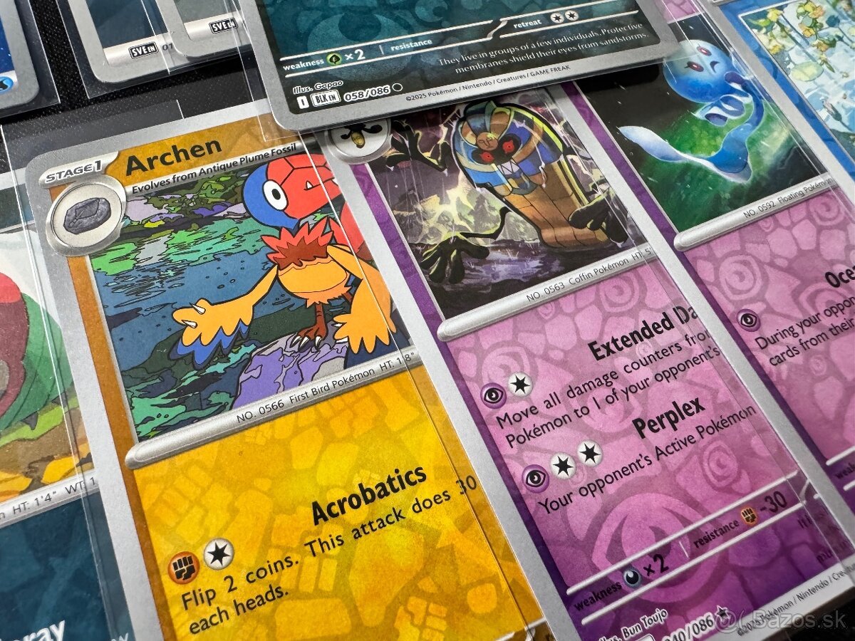 Pokemón MEGA balík (F): 100ks kariet v obaloch s EX + darček - 8