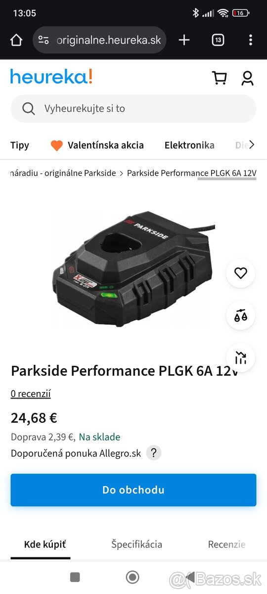 Parkside performance vŕtačka 12v - 8