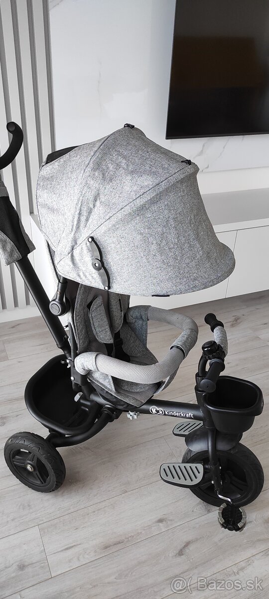 Detská trojkolka Kinderkraft Aveo grey - 8