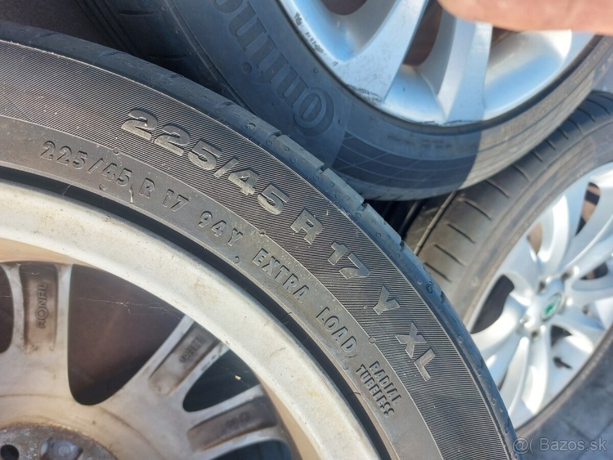 ELEKTRÓNY+PNEUMATIKY ŠKODA TRIFID R17 5X112 - 8