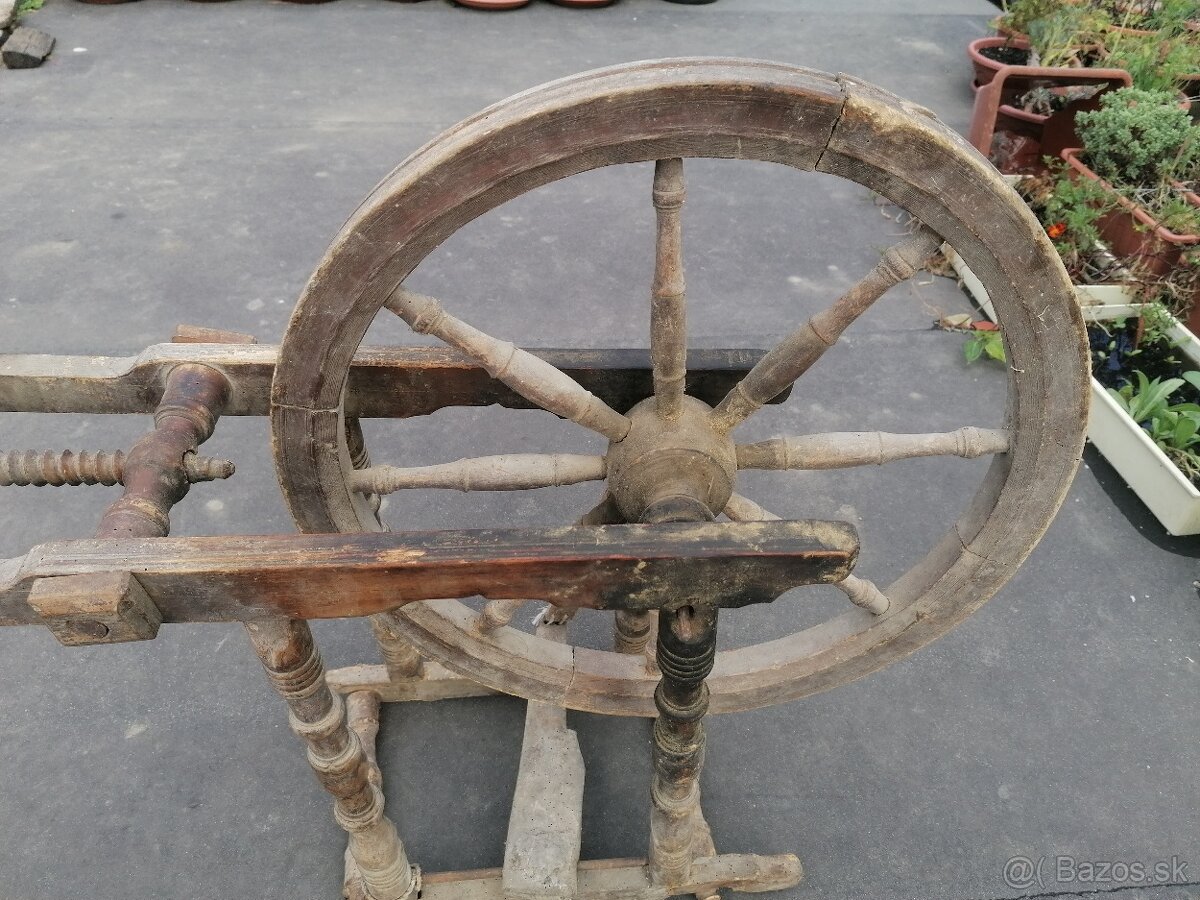 Predám starožitný kolovrátok - 8