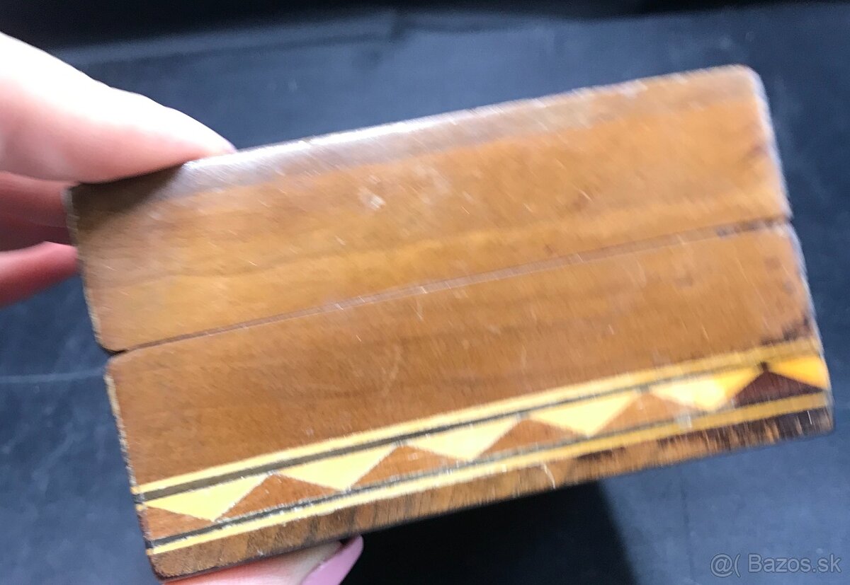 Brazília, dóza z dreva a perlete - 8