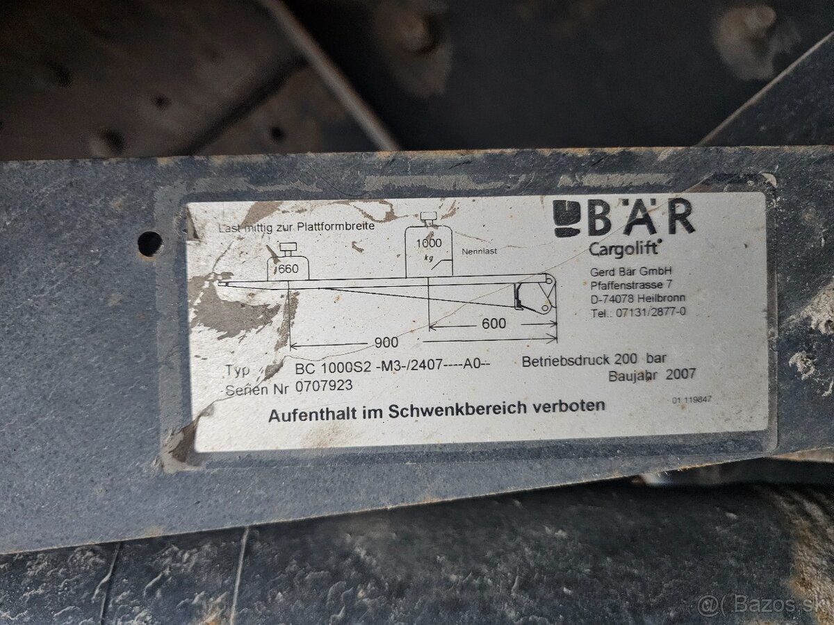 Hydraulicke čelo BÄR - 8