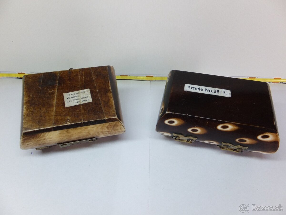 Set, orientální pěkné šperkovnice 5 kusů. - 8