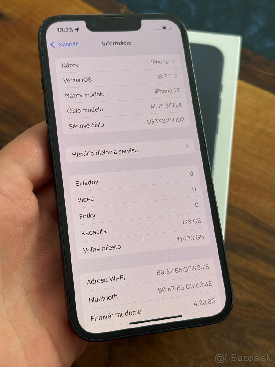 iPhone 13 128gb Black originalny stav - 8