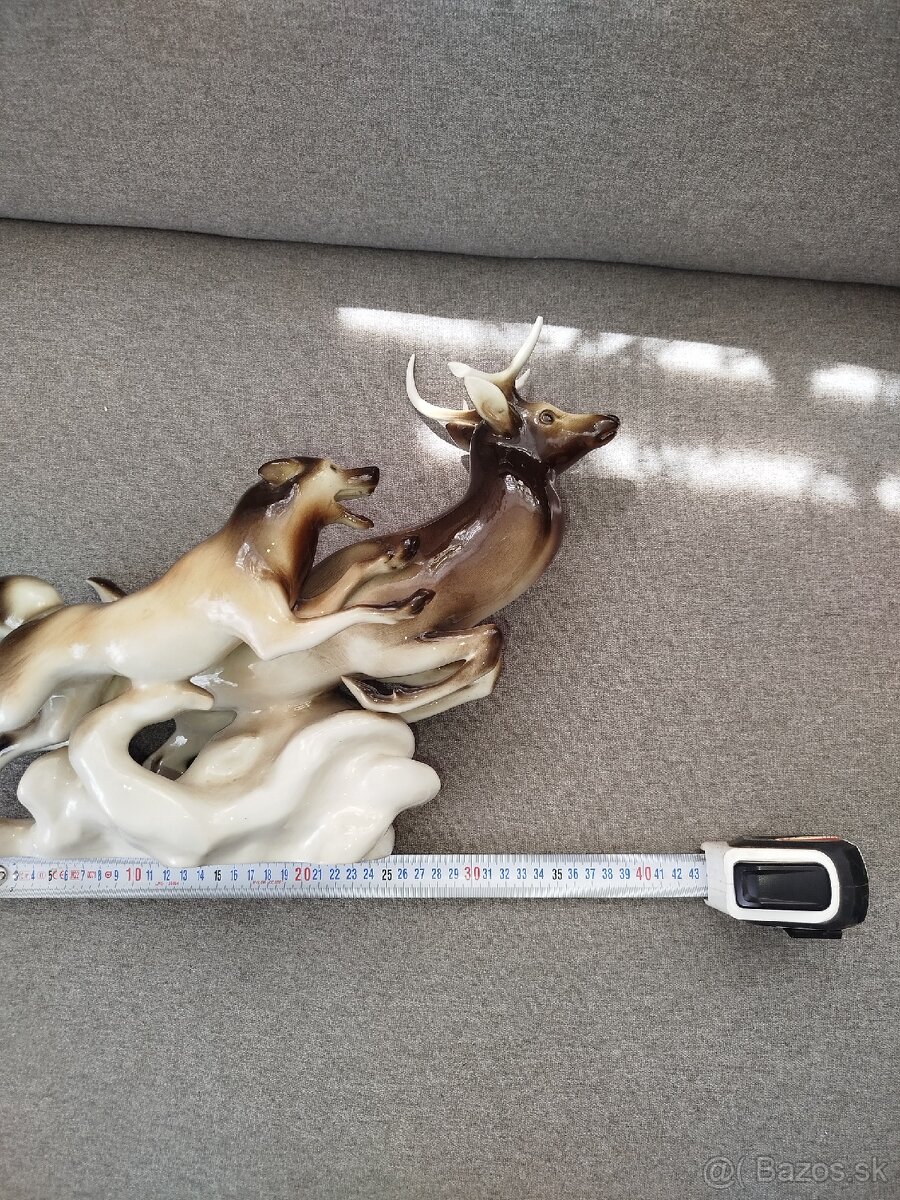 Mix sosiek Royal Dux Jelen,pes - 8