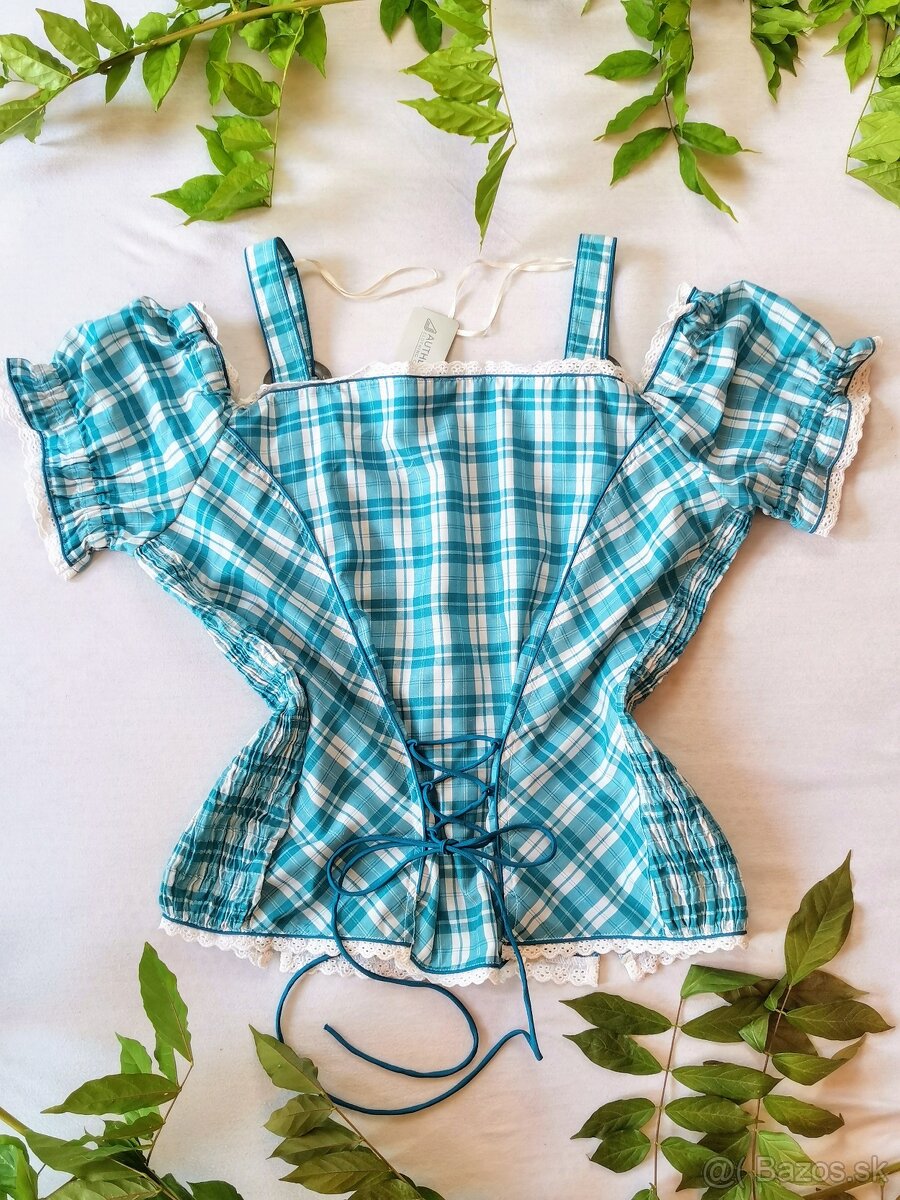 KROJ - Modrá blúzka 2./veľkosť 44 - 8