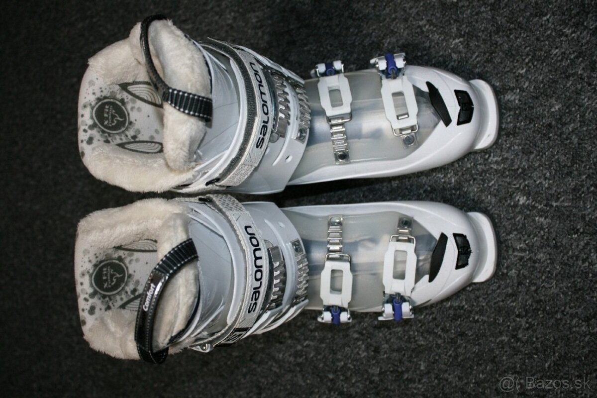 dámske lyže salomon 144 cm , lyžiarky - 8