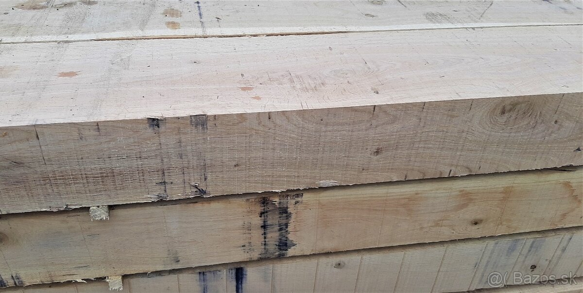 dubové fošne, hranoly a podvaly - 8