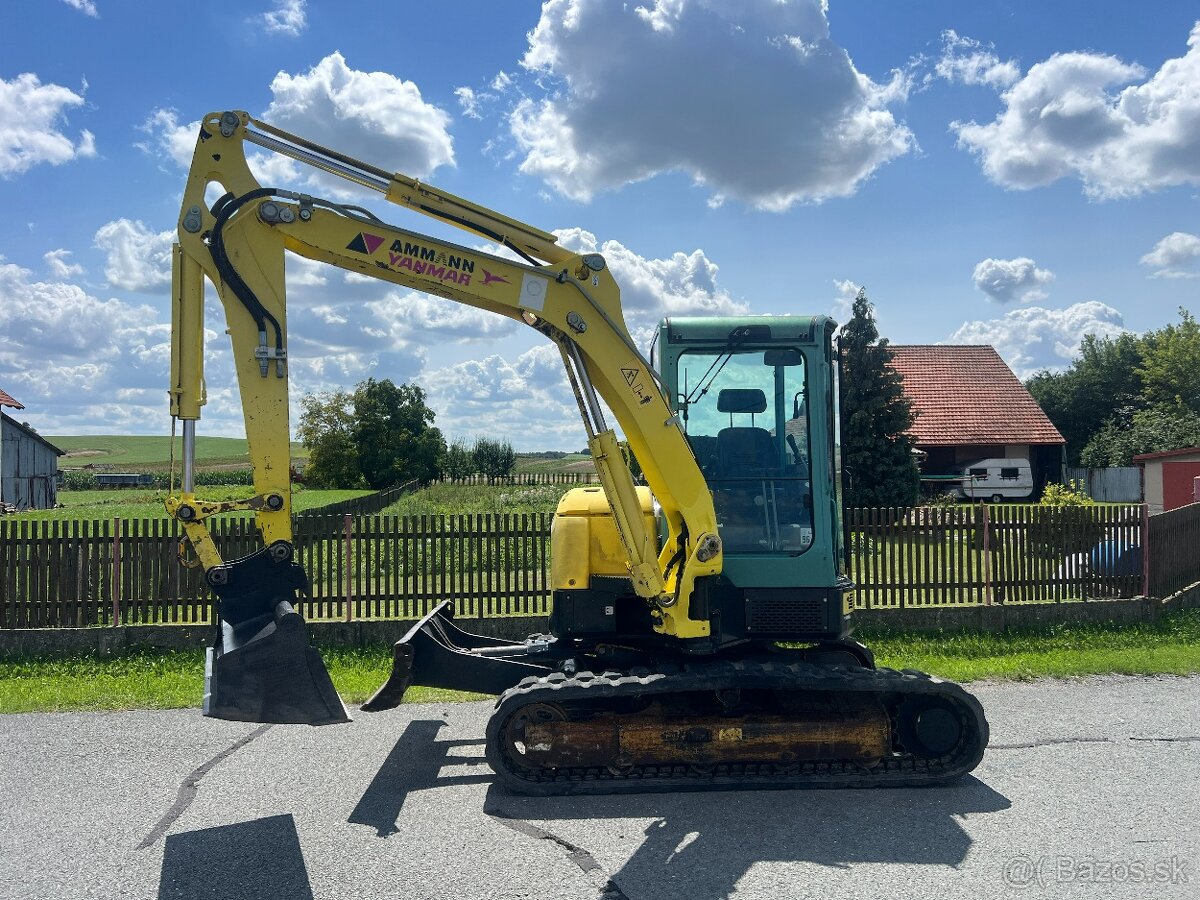 Mini bagr Yanmar VIO 50 bez přesahu zádě - 8