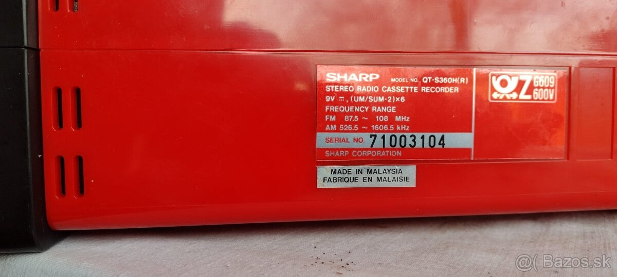 Predám krásny Sharp viď foto cena 100 eur. - 8