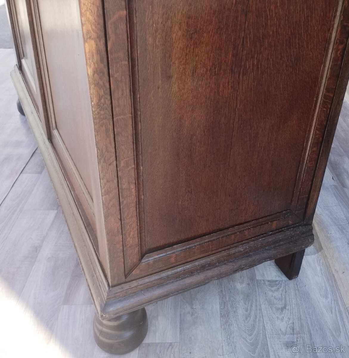 Skriňa starožitná dubová. - 8