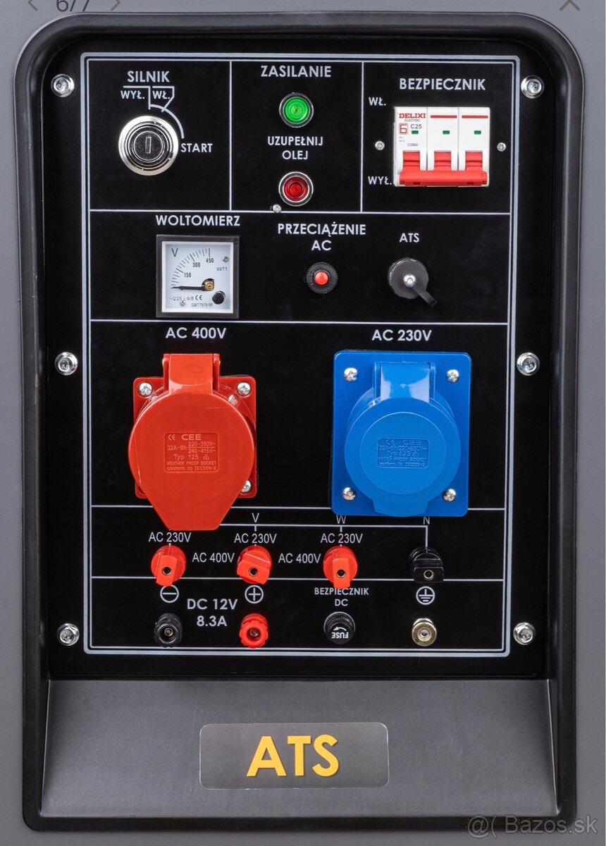 Predám profesionálny dieselový generátor - 8