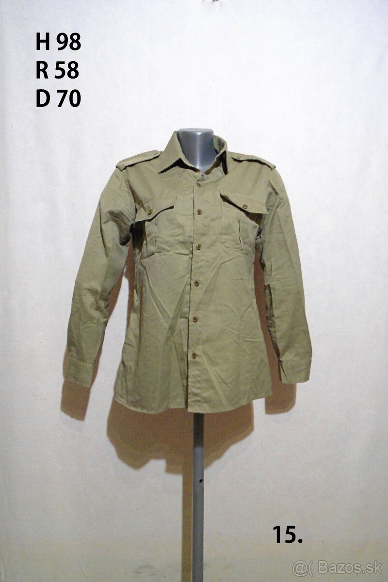 Vojenská košeľa ženská - 8